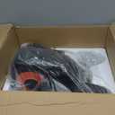 Under Desk Elliptical Machine, Electric Elliptical Leg Exerciser for Seniors with 12 Adjustable, Portable Quiet Elliptical Exercise Machine, Seated Pedal Exerciser with Remote Control (Orange)