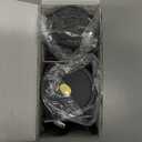 Electric Salt and Pepper Grinder Set, Rechargeable Automatic Pepper Mill Grinder with LED Light, Adjustable Coarseness shakers, One-Hand Operation for Kitchen(2 Pack, Upgrade Black+Black)