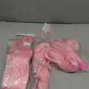 22inch Pre Stretched Pink Braiding Hair 4pcs/pack Hot Water Setting Styles Medium Length Braid Hair For Box Braids (Pink)
