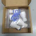 1/2" Tube OD x 1/4" Tube OD Fitting Fits for RO Water Filter System, Two Way Connector, Reducing Straight Union, 1/2 to 1/4 Push Connect Fittings, 5 Packs