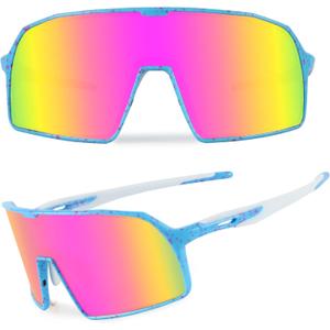 Ukoly Cycling Glasses Running Baseball Fishing Golf Sunglasses For Men Women,Sports Sunglasses HD Lens UV400coating 650