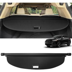 Cargo Cover for Acura RDX 2019-2025 2026 Accessories Retractable Trunk Cover Security Shielding Shade Cargo Luggage Cover Trunk Privacy Protection (Carbon Fiber Texture)