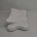 Memory Foam Pillow, Cervical Pillow for Neck and Shoulder Pain Relief, Ergonomic Contour Bed Pillow, Soft for Side Sleep Stomach Sleeping and Back Sleeper (Queen Size-24.8''Lx14.96''Wx5.78''H, White)