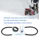 954-0430C Auger Belt 3/8" x 35" for MTD Craftsman Cub Cadet Troy-Bilt Ryobi Yard Man Snowblower 754-0430, 754-0430A, 754-0430B, 754-0430C, 754-0431, 954-0430, 954-0430A, 954-0430B, 954-0431