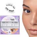 KISS imPRESS Falsies Easy Tab Press On Self Adhesive Eyelashes, Black