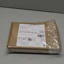 Amazon Basics Lightweight Pleated Bed Skirt, Machine Washable, Wrinkle and Fade Resistant, Queen, Off White