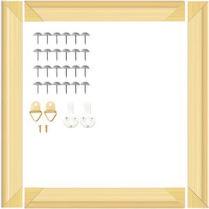 ECOIOU DIY Canvas Stretcher Bars 16x20 Inch Canvas Frame, Sturdy Stretcher Frames for Oil Paintings, Prints, Paint by Numbers & Posters(Need Extra Size to wrap Around The Frame)