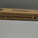 Art3d 48 x 96 Inch Natural Bamboo Wall Panel for Interior Wall Decor, Flexible Pole Wrap Wainscoting Wall Cladding Paneling for Living Room, Bedroom, Office, Kitchen Island, Light-carbonized