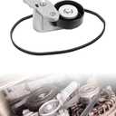 New Upgrade 90K-38159 A/C Serpentine Drive Belt Tensioner Kit Compatible with 2000-2008 Chevy Silverado Suburban Tahoe GMC Sierra Yukon, 2002-2008 Chevy Avalanche Escalade,Replaces# 19311139