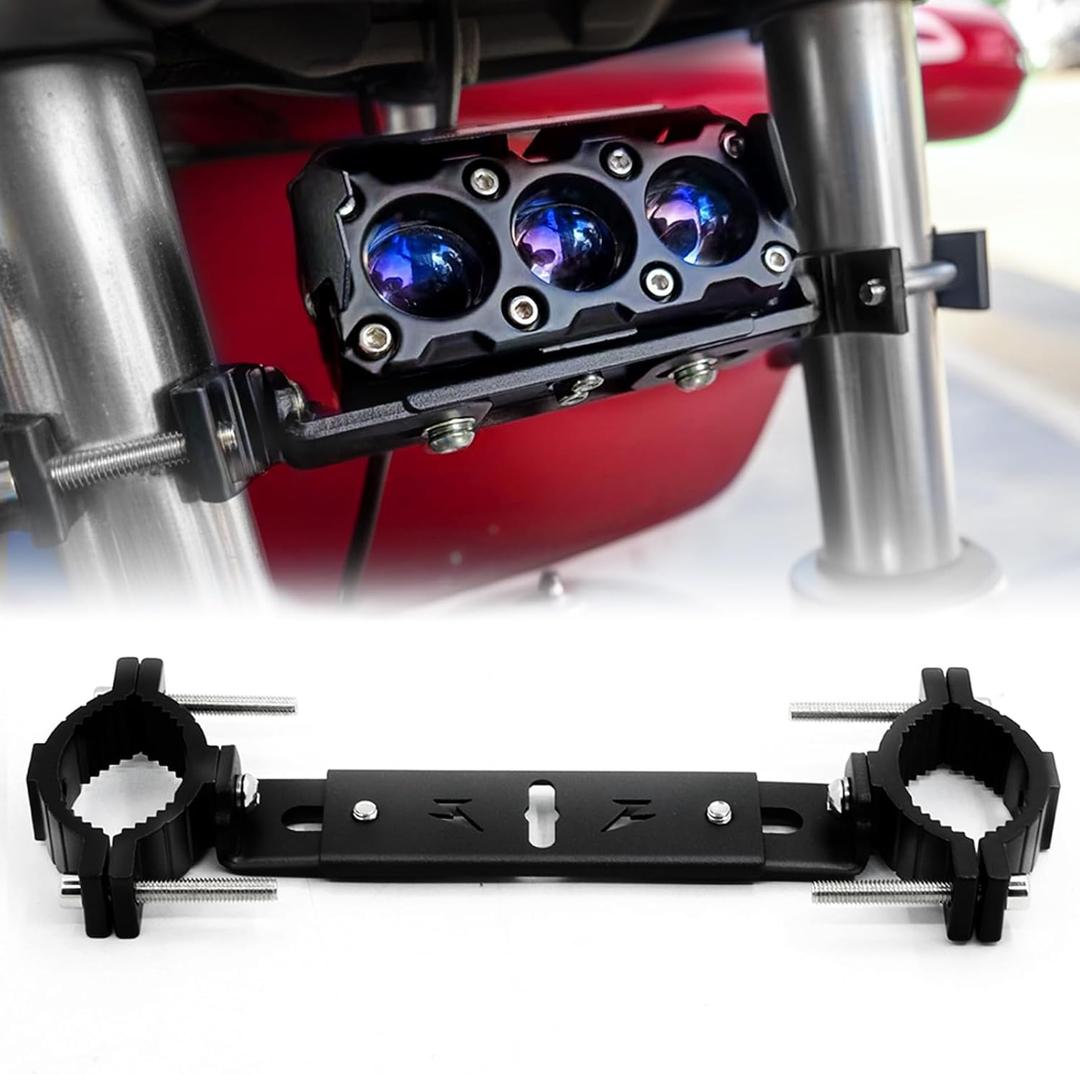 Motorcycle Spotlight Mounting Bracket, Light Bar Expansion Bracket for Spot Lights (Pack of 1)