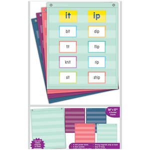 Teacher Created Resources Oh Happy Day Magnetic Mini Pocket Charts (14" x 17") (TCR20107)