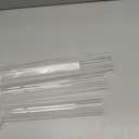 BENECREAT 3Pcs Acrylic Tube, 2" ID 2.2" OD 15.8" Acrylic Clear Pipe, Clear Rigid Round Pipe for Lamps, Aquariums and Water Cooling Systems