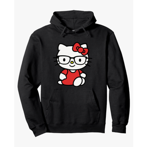 Funny Kawaii Kitten Graphic Tees for Girls, Kids,Cat Lovers Pullover Hoodie size M