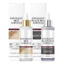 2PCS Black and White Rice Peeling, New Soft Rice Exfoliating Face and Body, Black and White Rice Exfoliant for Reduce Fine Lines, Wrinkles, Deep Hydration for Women