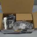 KEOUKE Rotary Cheese Grater Hand Crank Black - Shredder Slicer Grinder 3 Stainless Steel Blades, Stable Suction, Labor-Saving Handle, Safe Kitchen Tool for Cheese, Vegetable, Nuts, Chocolate