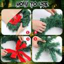 Riceshoot Halloween Wreath for Front Door 20'' Gothic Monster Halloween Wreath Eerie Nightmare Theme Decor Spooky Sandworm Door Decor with Garland Arm for Home Indoor Outdoor Nightmare Decoration