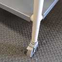 EnduraSteel Stainless Steel Mobile Prep Table with Powder-Coated Mild Steel Frame