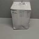 ODJSY Small Bathroom Trash Can with Natural Bamboo Lid Soft Close，3 Liter / 0.8 GallonStainless Steel Garbage Can with Removable Inner Bucket andStep Pedal（Black）