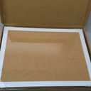 2-Pack Double-Sided Cork Board, 16" x 12" Hanging Wood Framed Small Bulletin Board, Picture Display Vision Board Kit Corkboards for Wall Room School Office Decor, 20 Pushpins (Vintage White)