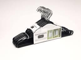 Simpli Furnished® Black Non-Slip Hangers 50 Pack