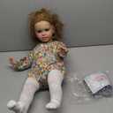 iCradle 26 Inch Big Realistic Reborn Toddler Girl Doll Handmade Silicone Soft Vinyl limbs and cloth body Baby Doll That Look Real Lifelike Newborn Baby Dolls Toy Set for Kids