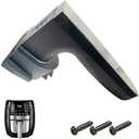 Nvkwca Air Fryer Replacement Handle for Gourmia GAF698 6QT Air Fryers, Upgraded Air Fryer Handle for 6QT Gourmia Air Fryer, Ergonomic Design, High Temperature Resistance, Dishwasher Safe