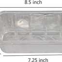 Waytiffer Loaf Pans [50 Pack] 2Lb Heavy Duty Disposable Aluminum Foil Premium Bread Tins Standard Size - 8.5" X 4.5" X 2.5" Perfect for Homemade Cakes & Breads