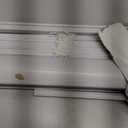 Cordless Light Filtering Mini Blind - 35 Inch Width, 72 Inch Length, 1" Slat Size - Pearl White - Cordless GII Morningstar Horizontal Windows Blinds for Interior by Achim Home Decor