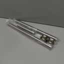 Shower Curtain Rod, 1" Diameter Heavy Duty Tension Shower Rod, Non Slip Adjustable 28-46 inch No Drilling Shower Curtain Rods Spring Tension For Bathroom, Shower Stall, No Rust, Nickel