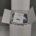 Dehumidifier, 60 OZ Water Tank, Dehumidifiers for Home, 60 OZ Portable Dehumidifiers for Home up to 500 Sq.Ft, 7 Color LED Light for Bedroom, Bathroom, Basement (White)