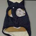 ASENKU Dog Winter Coat - Waterproof Windproof Dog Jacket, Warm Snowproof Doggie Puffer Vest for Cold Weather, Lightweight Snow Coats for Small Medium Large Dogs(Blue)