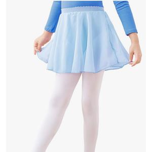 Phoeswan Dance Skirts for Girls (S/L) & Women (XL), Pull on Ballet Chiffon Skirt with Elastic Waistband
