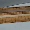 LazBlinds No Drill Bamboo Roman Shades, 22.5" W x 48" H, Malay Umber