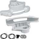 IWIWE Replacement for Coats Tire Machine Duck Head/Duck Bill  Part# 8184432/TC184432, Low Profile Nylon Mount/Demount Kit (Grey 2Pack)