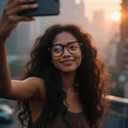 VISOONE Oversized Blue Light Blocking Glasses with Chic Square TR90 Frame and Metal Temple for Women Men Ryan