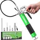 TaskStar Grease Gun Kit 8000 PSI Heavy Duty, 14 oz Capacity, 5 Grease Tips