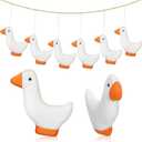 Stuffed Goose Banner Silly Goose Baby Shower Birthday Decoration One Silly Geese Garland Geese High Chair Banner Wall Decor for Nursery Decor 1st Birthday Party Backdrop Photo Prop Supply