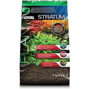 Fluval 12694 Plant and Shrimp Stratum for Freshwater Fish Tanks, 8.8 lbs.  Aquarium Substrate for Strong Plant Growth, Supports Neutral to Slightly Acidic pH