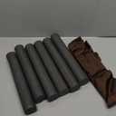 Oodles of Noodles 1.5 Inch x 35 Inch Solid Foam Foam Sticks for Craft Projects- 6 Pack - Grey