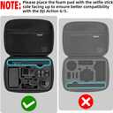 Surface-Waterproof DJI Osmo Action 6 Carrying Case,Travel Portable Bag Compatible With DJI Osmo Action 6/5 Pro/4/3 Adventure Combo