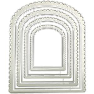 Nesting Arch Die Cuts Embossing Cutting Dies, for DIY Scrapbooking Photo Album Decorative Embossing Paper Dies for Card Making Templated Scrapbooking Die-Cuts