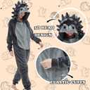 Adult Onesie Pajamas Halloween Costume One-Piece Slim Fit Sleepwear Cosplay Suit for Mens Womens