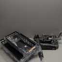 PXRACK Under Sink Organizer, Adjustable Height, 2 Tier Pull Out Under Cabinet Organizer, Slide Out Thickened Metal Under Sink Storage for Kitchen Bathroom Laundry Pantry Cabinet, Black, Large-2-Pack