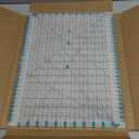 Quilting Ruler,15.5" x 10" Slotted Rulers for Quilting and Sewing Quilt Strip Rulers for Fabric Cutting