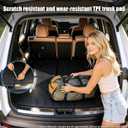 PWY Cargo Mat Trunk Liner with Backrest Mats, Fit for 2024 2025 2026 2027 Toyota Grand Highlander, All Weather Waterproof TPE Rear Cargo Tray