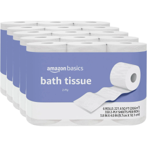Amazon Basics Bath Tissue 30 Rolls 359 2-Ply Sheets Per Roll