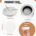 Tujoe 1 Pcs Large Microwave Kiln with 50 Pcs Kiln Paper Professional Glass Jewelry DIY Tools Pottery Kit for Home Use Glass Fusing Melting Jewelry Making Fuseworks Beginners