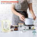 Eco-Lux Essentials 4.4lbs Premium Eco Soy Wax, White, Vegan Cruelty Free, Candle Making from Organic Farm 100% Natural SOYA Wax (4.4, Pounds)