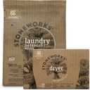 Grab Green Stoneworks Laundry Detergent Pods and Dryer Sheet Bundle, 50 Count Pods and 80 Dryer Sheets, Oak Tree Scent, Plant and Mineral Based Laundry Care Set