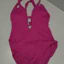 BECCA Women's Standard Color Prism One Piece, Wine, Small